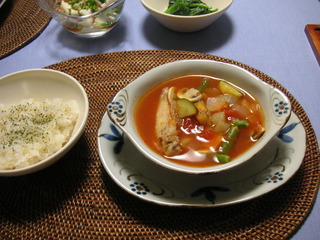 tori to syouga soup.JPG